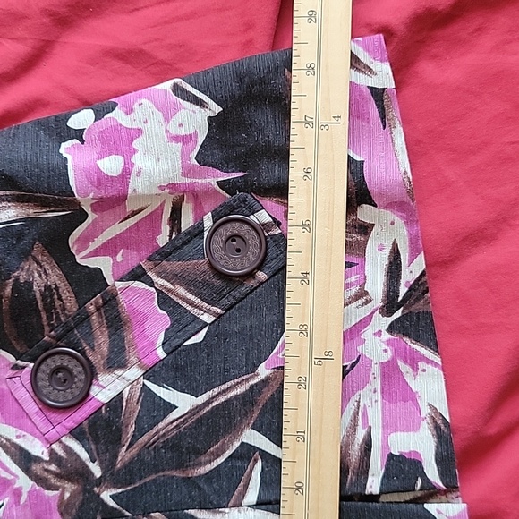 Nwt Trenz Theresa Renz Silk Rayon Blazer Jacket Floral Print Plus Size Vintage - Picture 12 of 13